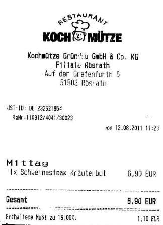 ikuz Hffner Kochmtze Restaurant